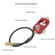 thumbnail image 5 of Adaptador de buceo para cilindro de oxígeno Respirador subacuático Equipo de natación, 5 of 6