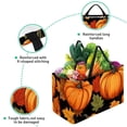 thumbnail image 3 of Maple Ieaf Pumpkin Collapsible Oxford Cloth Storage Bins Toy Basket Tote Bag - Reusable Foldable Large Capacity Bucket, 3 of 7