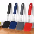 thumbnail image 4 of Lindbes Silicone Cookie Spatula Turner Mini Brownie Spatula Heat-Resistant No Scratch Small Silicone Spatula Non-stick Cookware Flipper Baking Utensils, 4 of 8