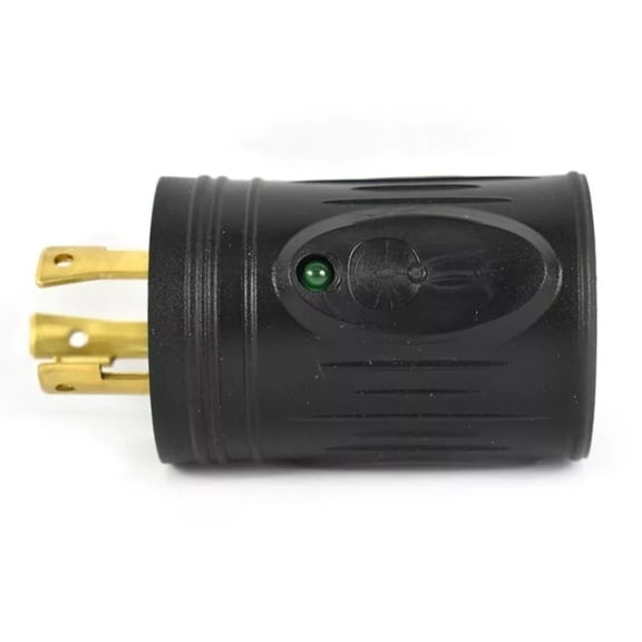 Genuine Superior RVA1623 30 Amp Male to 15 Amp Female Block Plug Adapter
