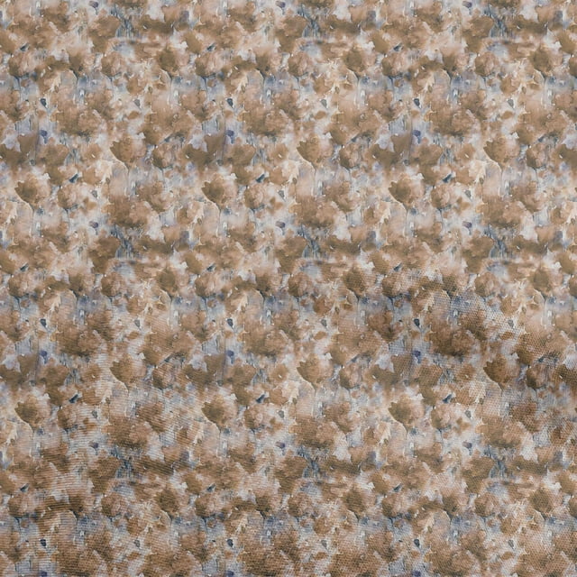 oneOone Cotton Poplin Brown Fabric Abstract Floral Sewing Craft Projects Fabric Prints By Yard 56 Inch Wide-2rb