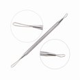 thumbnail image 4 of Stainless Steel Double Ended Acne Needle Beauty Tool for Blackhead Removal - Double Circle Granular Handle, 4 of 5