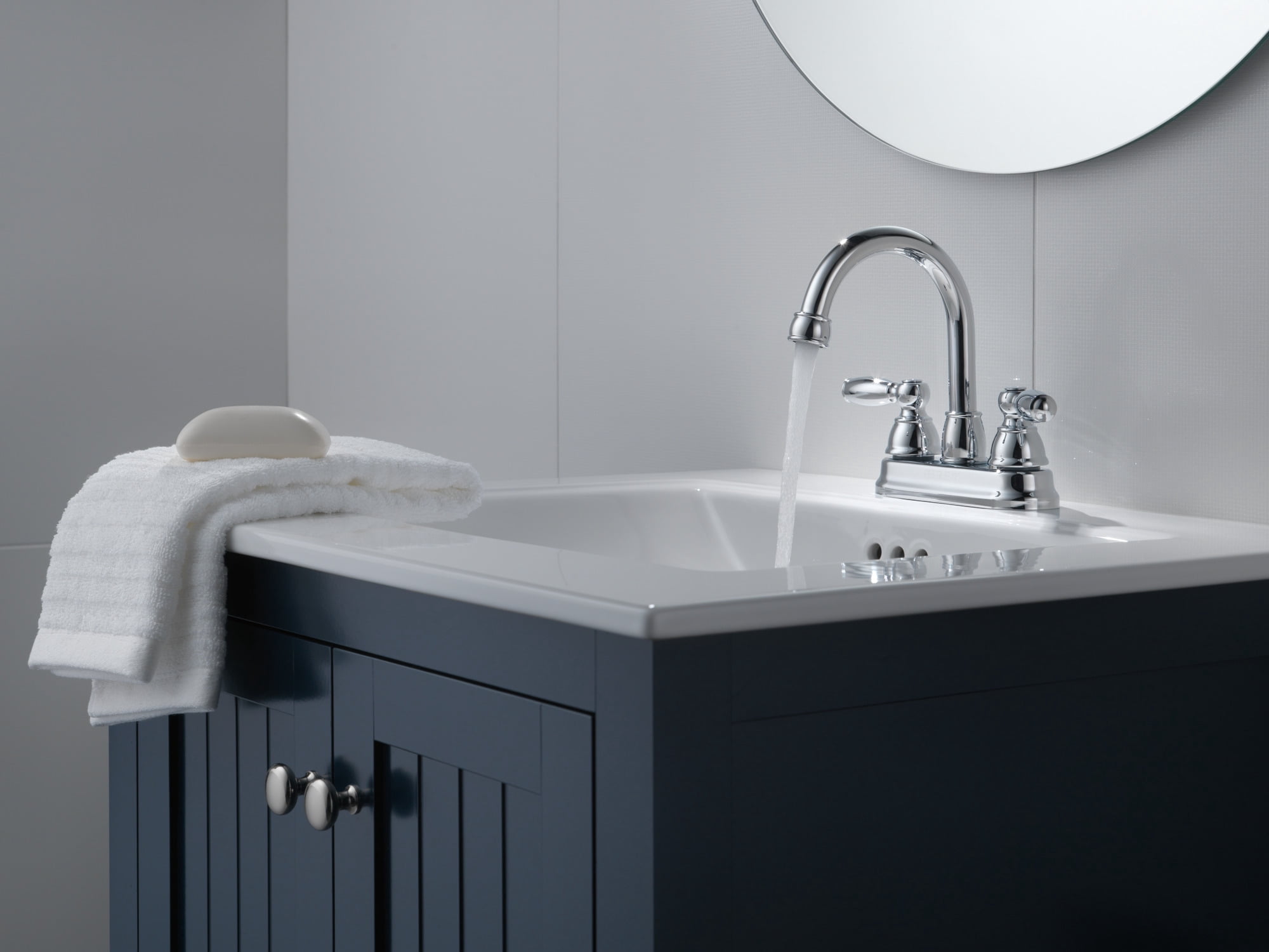 Peerless Claymore Two Handle Bathroom Faucet in Chrome P299685LF
