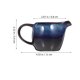 thumbnail image 5 of ColoMX Jarra de cerámica para crema con asa y pico Jarra para café y leche Jarra para leche Hervidor de leche de cerámica, 5 of 8
