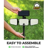 Bionic Max Solar Powered LED Flood Light - Super Bright Wireless ...