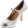 thumbnail image 2 of Chase & Chloe KIMMY-21 Womens Round Toe Mid Heel Mary Jane Pumps-Shoes Pumps, 2 of 4