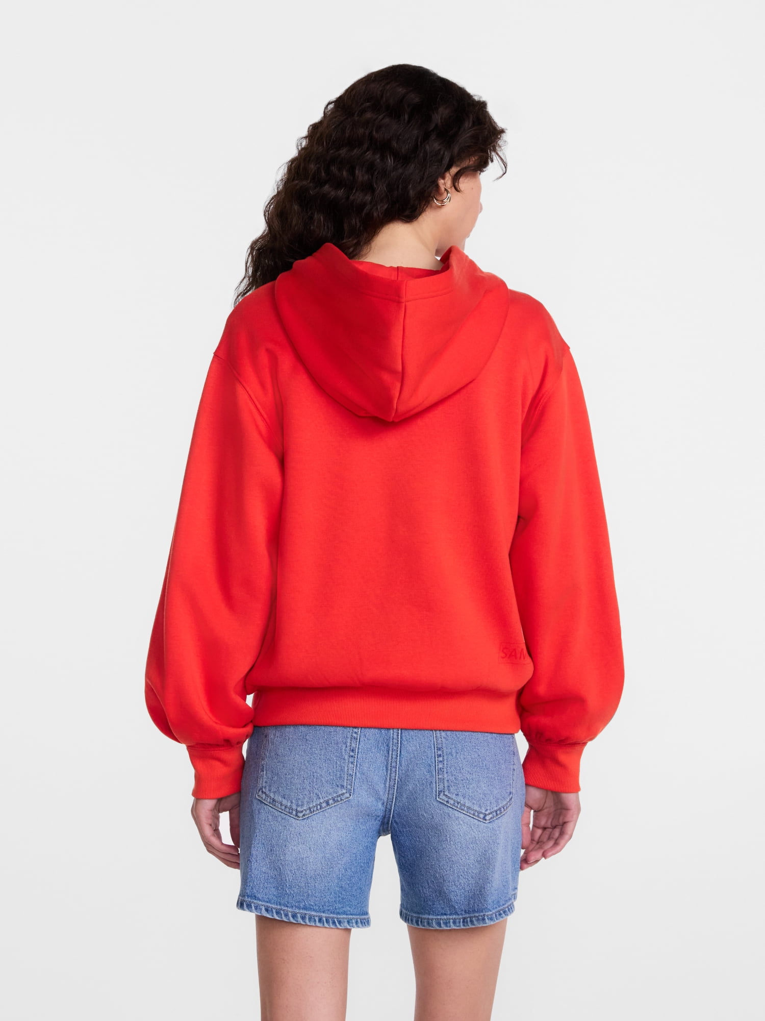 Scenario Women's and Women's Plus Zip Front Fleece Hoodie Jacket, Sizes XS-4X