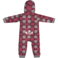 thumbnail image 3 of Infant Colosseum  Crimson Alabama Crimson Tide Full-Zip Plaid Hoodie Long Sleeve Jumper, 3 of 3