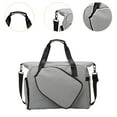 thumbnail image 6 of lacooooppia Badminton Bag Portable Versatile Tournament for Adult Waterproof Racket Bags with A Removable Adjustable Adjustable Road Table Tennis Bag Gray, 6 of 8