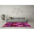 thumbnail image 3 of Ahgly Company Indoor Rectangle Abstract Pink Modern Area Rugs, 7' x 9', 3 of 4