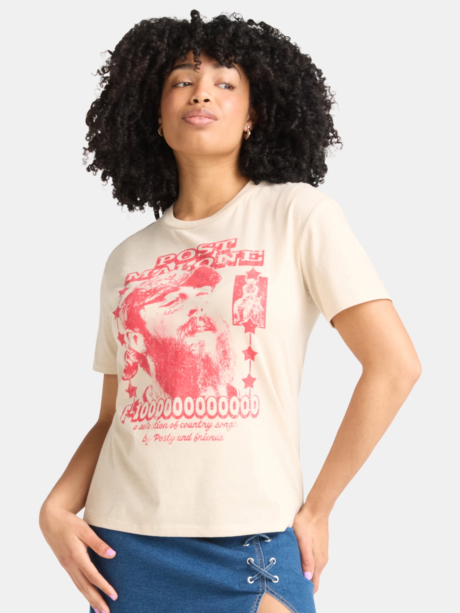 LICENSE JUNIORS LADY GAGA BAND TEE SIZE XXS-XXL - Walmart.com