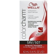 Wella Color Charm Permanent Liquid Haircolor, 5RV/507 Burgundy, 1.4 oz (Pack of 4)