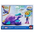 thumbnail image 5 of Marvel Spidey And His Amazing Friends: Ghost Spider Con Planeador violeta Estándar, 5 of 5