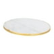 thumbnail image 3 of Bandeja de tocador de mármol Bandeja decorativa circular de mármol Organizador de encimera Cómoda Diámetro 30cm, 3 of 9