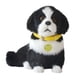 thumbnail image 2 of Peluche eléctrico de cachorro animado, lindo, que puede ladrar, compañero creativo, muñeco de peluche animal Blanco negro, 2 of 9