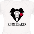 thumbnail image 4 of Inktastic Tuxedo Ring Bearer Boys Long Sleeve Baby Bodysuit, 4 of 5