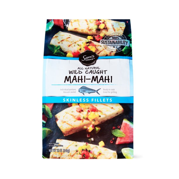 Sam's Choice All Natural Wild Caught MahiMahi Fillets, 12 oz Walmart