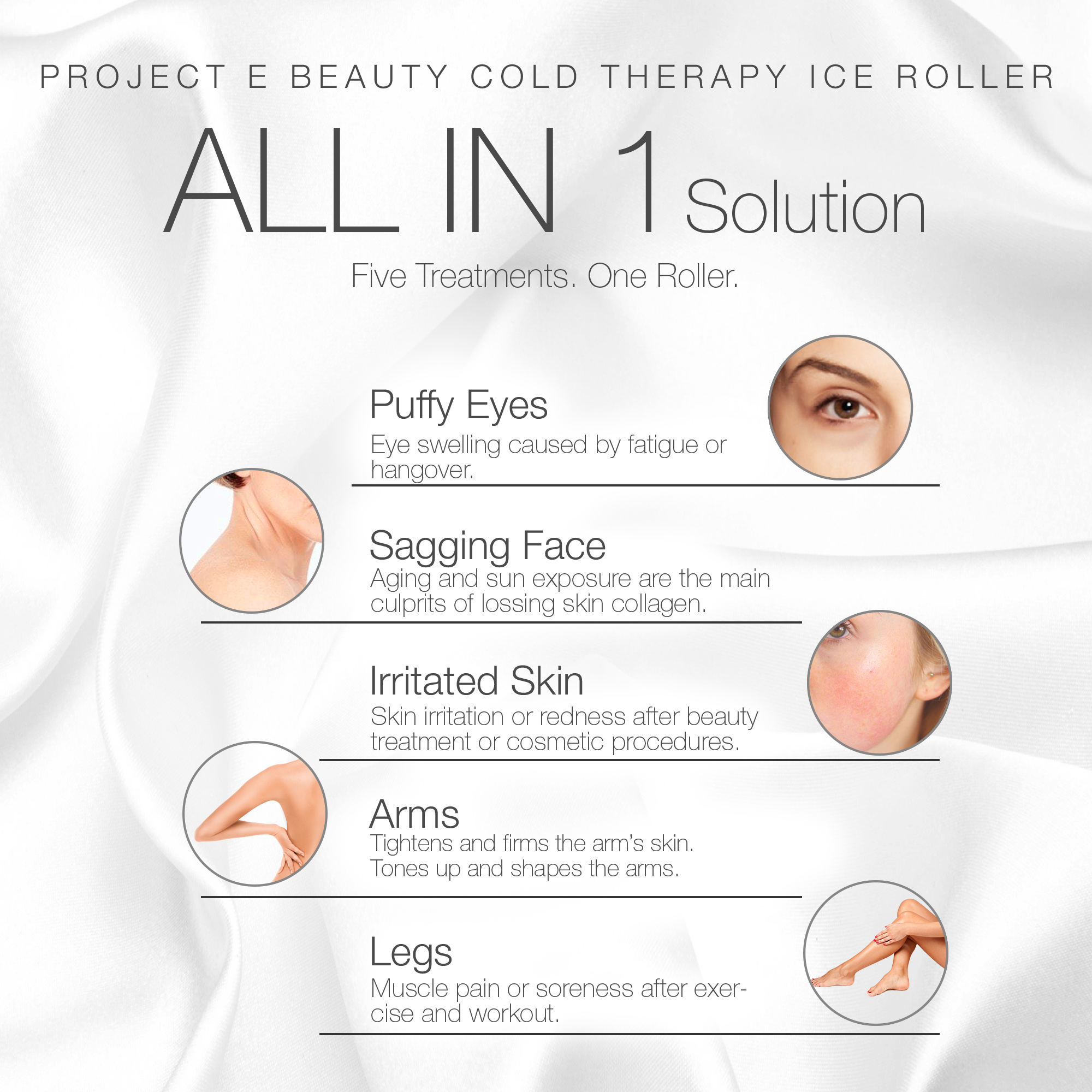 Project E Beauty The Ice Roller | Cryotherapy Treatment | Puffiness & Under Eye Bags | Dark Circles - image 3 of 9