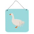 thumbnail image 1 of Sebastopol Goose Blue Check Wall or Door Hanging Prints, 6 x 6 in., 1 of 1