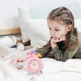 thumbnail image 5 of Girls Alarm Clock, Silent Clock With Night Light & Loud Alarm, Pink, 5 of 5