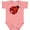 Mauve, variant on Inktastic Ladybug with a White Heart Girls Baby Bodysuit