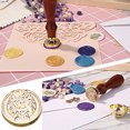 thumbnail image 1 of Sellos Forma Especial Relieve de Cabeza de Cobre para Tarjeta de Boda (Esfera Armilar), 1 of 8