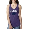 thumbnail image 1 of Normal is Boring - Women's Racerback Tank Top, up to Women Size 2XL - Alaska Flag, 1 of 5