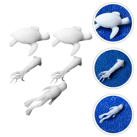 

5pcs Mini Tortoise Resin Fillers Model Epoxy 3D Micro Landscape Accessories