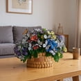 thumbnail image 3 of 3 Pack Artificial Butterfly Bush Flowers, 11.81 Inch Realistic Floral Spray for Wedding and Home Decor, Dual-Tone Plastic Flowers for Outdoor Indoor Vase, All-Season Table Centerpiece, 3 of 7