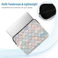 thumbnail image 2 of FORMRS 13-13.3 inch Laptop Sleeve Case Soft Carrying Quilted Computer Bag Cover, Small Pink Pattern, 2 of 7