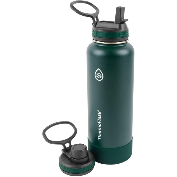 ThermoFlask - Ensemble de 2 bouteilles de 1,2 L (40 oz) en acier