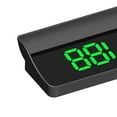 thumbnail image 6 of MERIGLARE Car HUD Head Meter Display Digital Speed Time Auto Multifunctional Modern for Trucks Buses Green MP H, 6 of 7