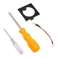 thumbnail image 1 of Kit de montaje de ventilador de impresión 3D de repuesto para consola de juegos Kit de marco de ventilador de refrigeración para Gamecube Noctua Negro, 1 of 12