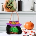 thumbnail image 2 of Halloween Trick or Treat Candy Bags Plush Candy Buckets with Handle for Halloween Party Favor Tote Candy Bag for Boys & Girls, 2 of 5