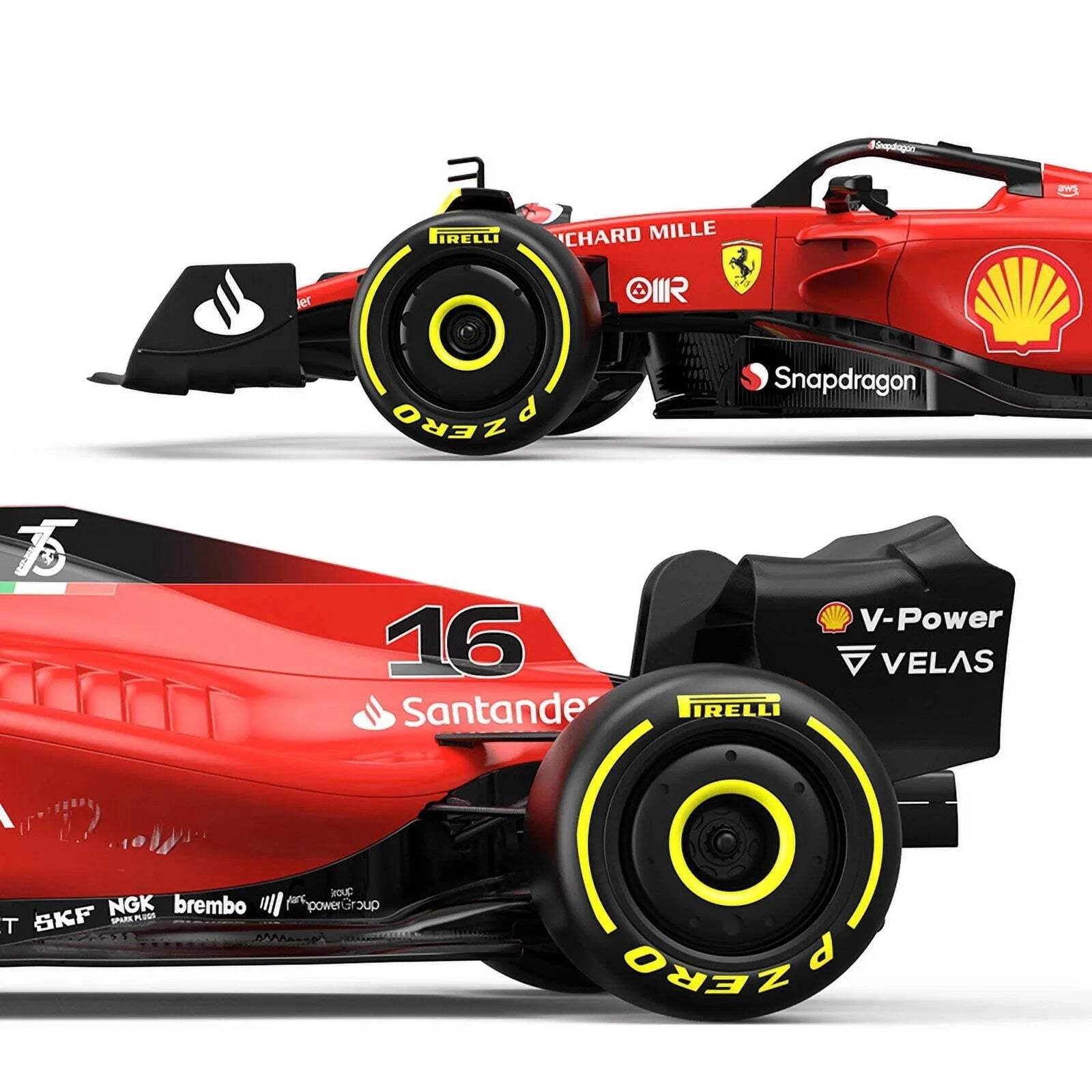 1:18 Ferrari F1-75 Model RC Car 2.4G