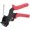 Red, variant on Stainless Steel Cable Tie Fastening Tool, Heavy Duty Tensioning and Manual Cutting Tool with Adjustable Force and Ergonomic Handle for 4.6-8mm Width Ties, 8.7-Inch