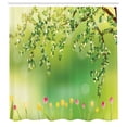 thumbnail image 3 of Ambesonne Floral Shower Curtain, Colorful Tulips Tree, 69"Wx75"L, Multicolor, 3 of 5