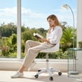 thumbnail image 4 of Yedigre Professional Rolling Stool with Quiet Wheels – Adjustable Height (18.8” - 24.4”) & 360° Swivel, 4 of 10