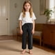 thumbnail image 2 of Pantalones de Pierna Ancha Niños Pantalones Cómodos Sueltos de Cuerda de Pierna Recta con Bolsillos Casual, Pantalones de Pierna Recta, 2 of 9