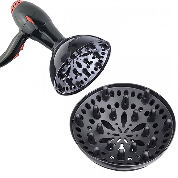 HIBIBUD Universal Hair Diffuser Attachment, Suitable for 1.77-inch to 1.97-inch Blow Hairdressing Dryers, Perfect for Curly or Wavy Hair