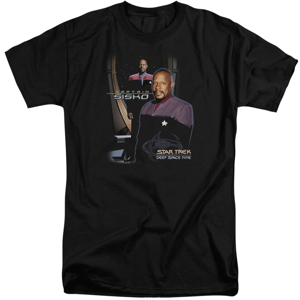 Star Trek DS9 CAPTAIN SISKO Picture Licensed Adult T-Shirt All Sizes 