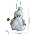 thumbnail image 4 of MXTPOV Exquisite Christmas Decorations for Christmas Tree, Plush Cute Angel Ornaments Hanging for Backpack Party Car Home Decor, White, 4 of 6