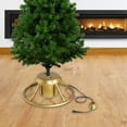 thumbnail image 6 of Home Heritage 1-1.75" Artificial Christmas Tree Rotating Metal Stand, Gold, 6 of 12