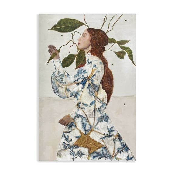 Stupell Industries French Country Le Voyage Fantastique Portrait Canvas Art, 16 x 24, by Karenina Fabrizzi
