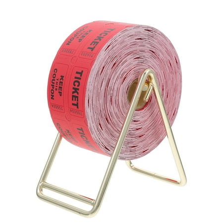 1000pcs Carnival Tickets Raffle Tickets with Stand Double Rolls Movie Watching Tickets for Events Entry Class Reward Fundraiser Prize Halloween Carnival Decorations