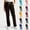 #03 Brown, variant on Womens 4-Way Stretch Scrub Pants Drawstring Mid Rise Straight Leg Nursing Trousers Soft Breathable Functional Side Pockets Healthcare Casual Bottoms,L,#03 Turquoise