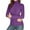 Purple, variant on Thermal Underwear Top Women Clearance Women's Mesh Base Shirt Autumn Slim Fashion Top Shirt Solid Color Long Sleeve High Neck Casual Bottoming Top Shirt Base Shirt