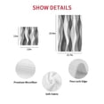 thumbnail image 7 of Gray Stripes Kitchen Dish Towels for Drying Dishes Set of 3, Vintage Farmhouse Greyish Ripple Pattern Waffle Weave Microfiber Hand Tea Bathroom Towels Quick Dry & Absorbent Towel 15.7x23.6, 7 of 7