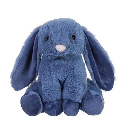 Peluche de peluche con forma de albaricoque y cordero, conejito azul marino, 20 cm