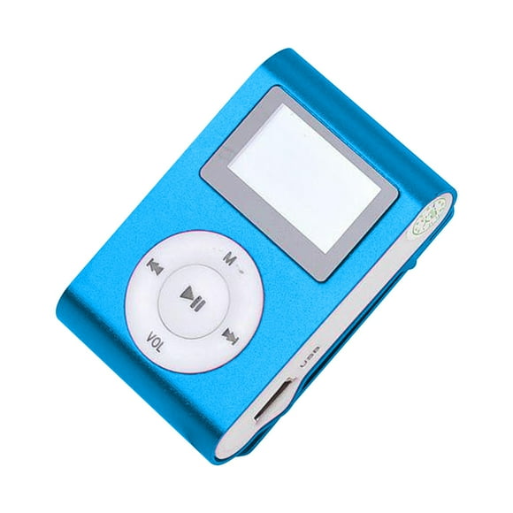 Bdday Portable MP3 Player, 1PC USB LCD Screen MP3 Support Sports Music Player